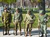 WWI, WWII, Korean and Vietnam War re-enactors