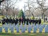 Civil War headstones & re-enactors