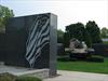 Memorial with tank
