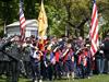 Boyscouts saluting