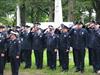 Saluting firemen