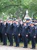 Saluting firemen