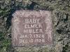 Baby Elmer Hibler (Jan 7, 1926 - Dec 10, 1926)