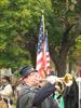 Bugler playing taps