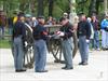 Folding of the flag: Sergeant Robert Manski & Sergeant Hauff