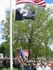 Flag with salute